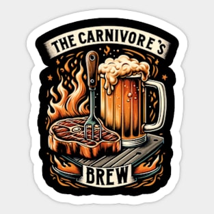 The Carnivore's Brew Sticker